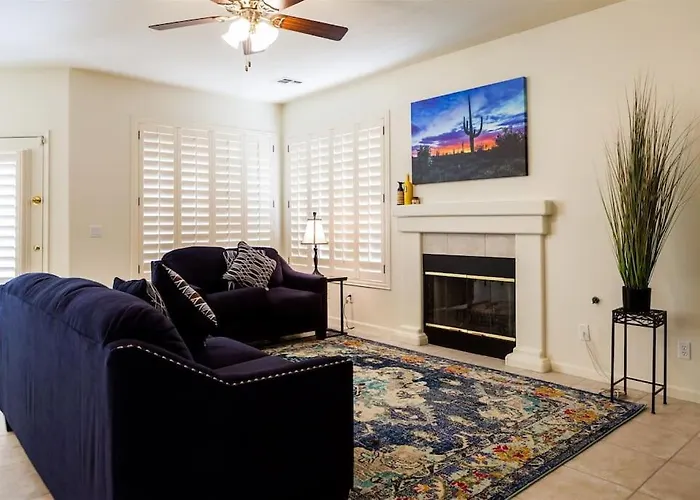 Gated Ocotillo House, Pool Heater, Bbq, Golf Views Holiday home *